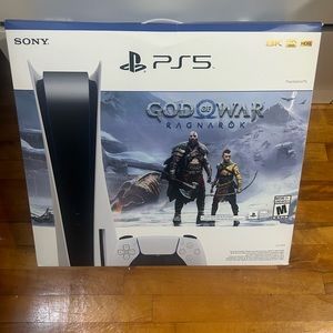 PlayStation 5 Console God of War Ragnarok Bundle. Brand new!